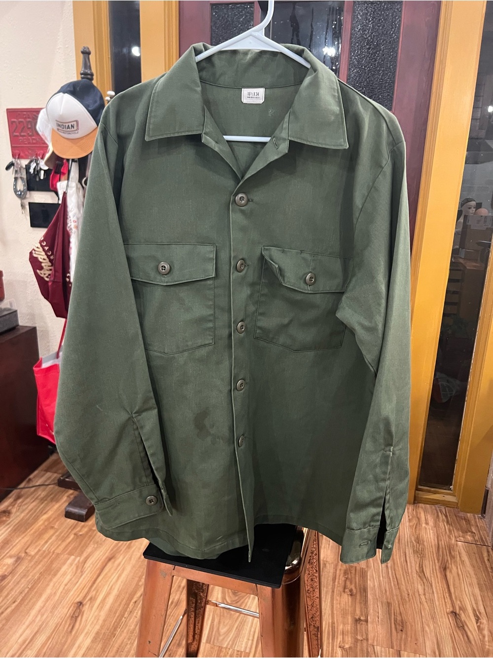 Men's Olive Drab/Green Military Battle Dress Uniform Top